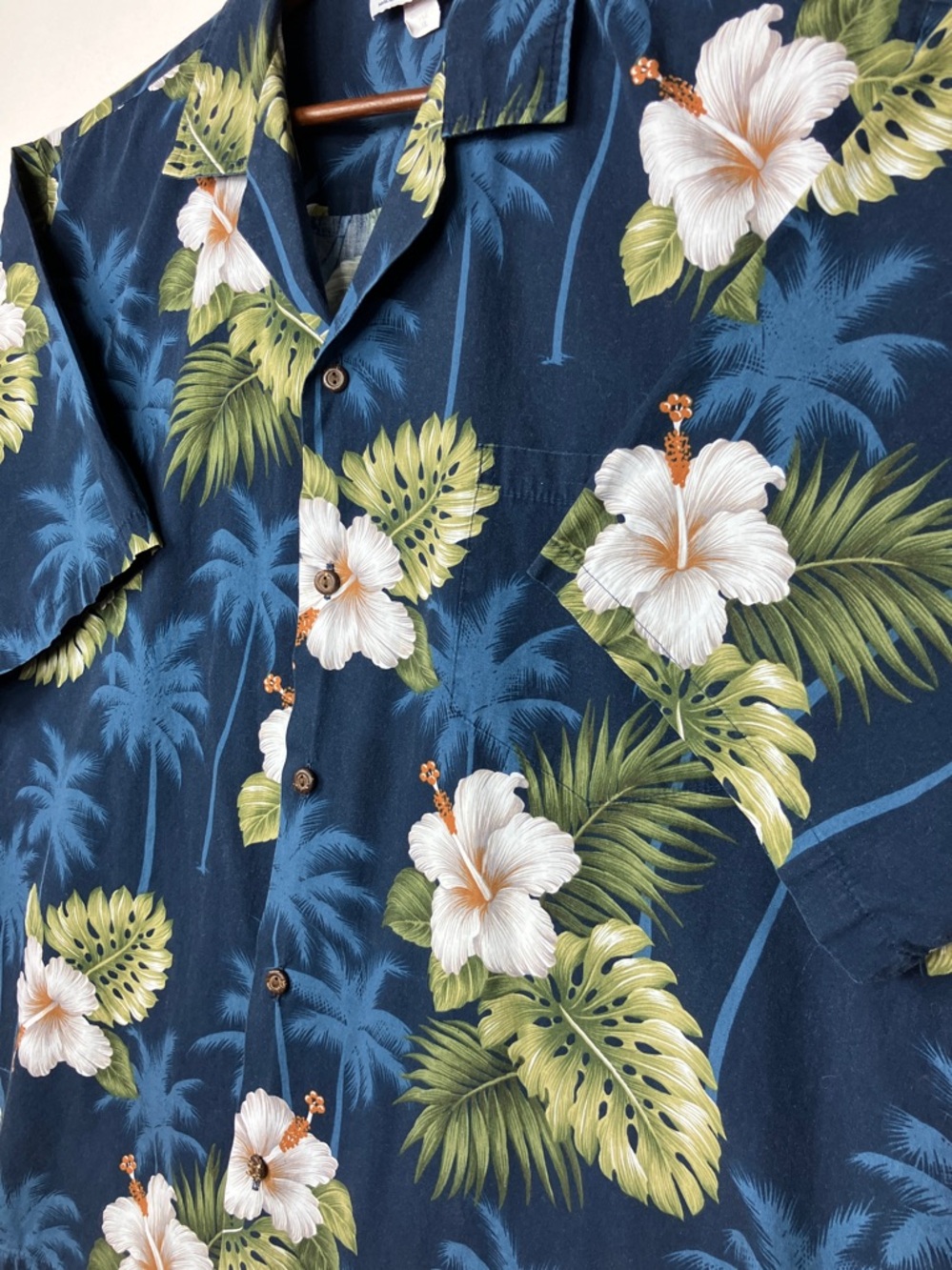 🌴☀️Authentic Blue Hawaiian Button Shirt by Pacific Legend XL 📦4.99 SHIPPING - Picture 3 of 13